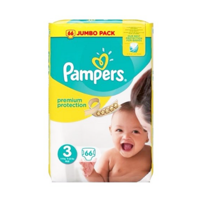 Picture of PAMPERS PREMIUM STAGE-3 JUMPO 66'