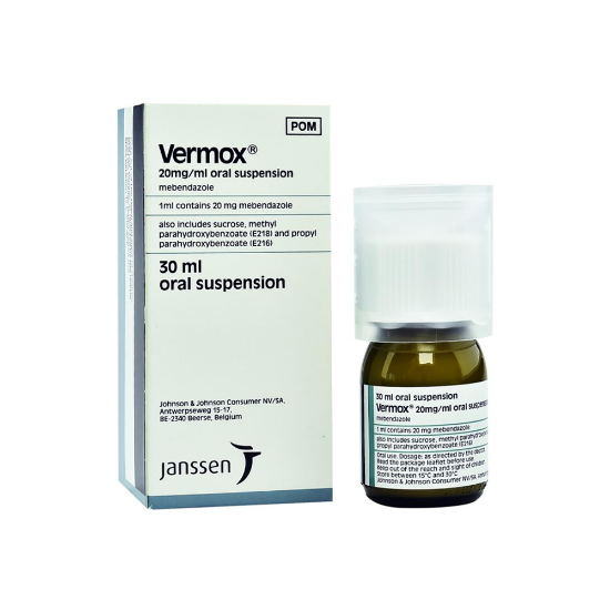Picture of VERMOX SUSPENSION 30 ML