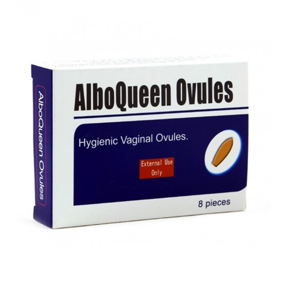 Picture of ALBOQUEEN HYGINEC VAGINAL OVULES 8 PCS