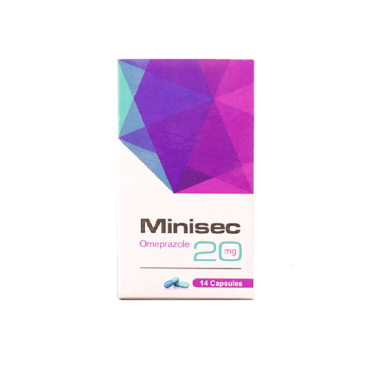 MINISEC 20 MG CAPSULES 14'S	