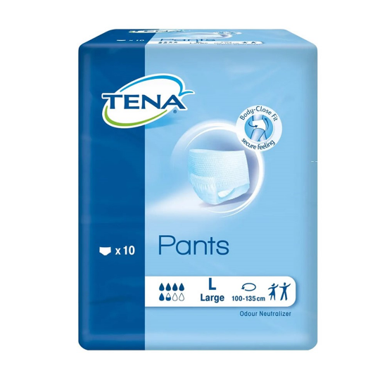 TENA PANTS NORMAL LARGE 10'S	