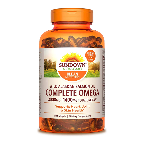 SUNDOWN COMPLETE OMEGA 3000 MG 90 SOFTGELS	