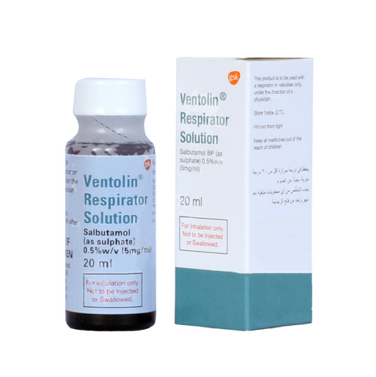 Picture of VENTOLIN SOLUTION 20 ML