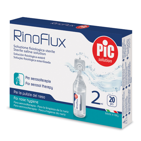 Picture of NORMAL  SALINE  RINOFLUX 2ML 20PCS