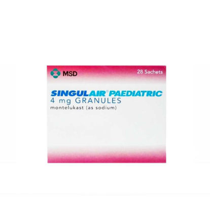 SINGULAIR PAEDIATRIC GRANULES 4MG 28 SACHETS