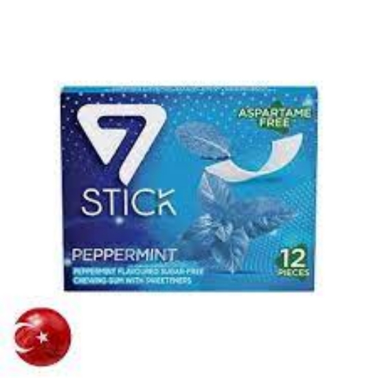 STICK PEPPERMINT GUM - 12 Pieces