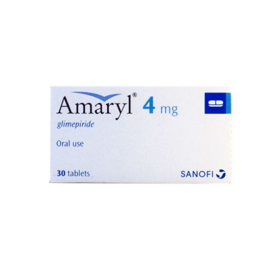 Picture of Amaryl 4 mg - 30 Tablets