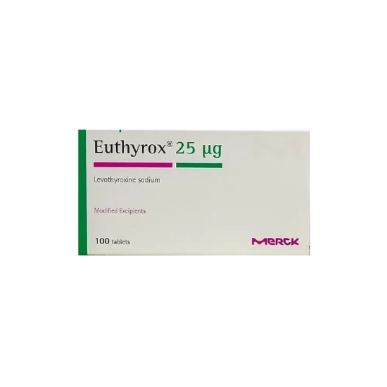 EUTHYROX 25 MCG 100 TABS
