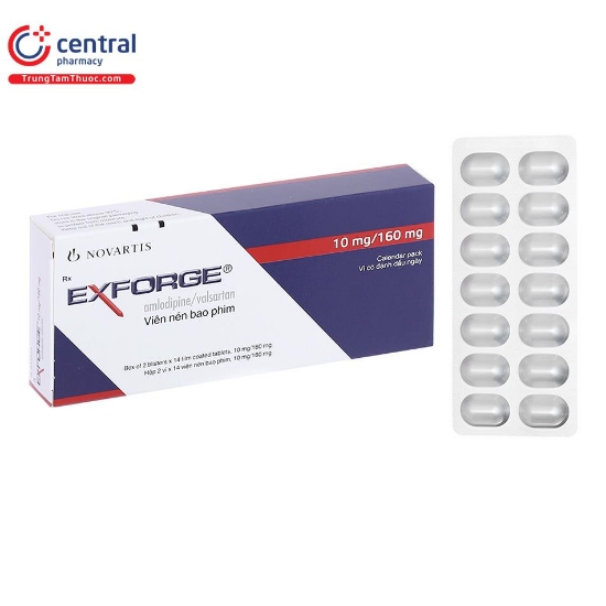 Picture of Exforge 10 mg / 160 mg - 28 Tablets