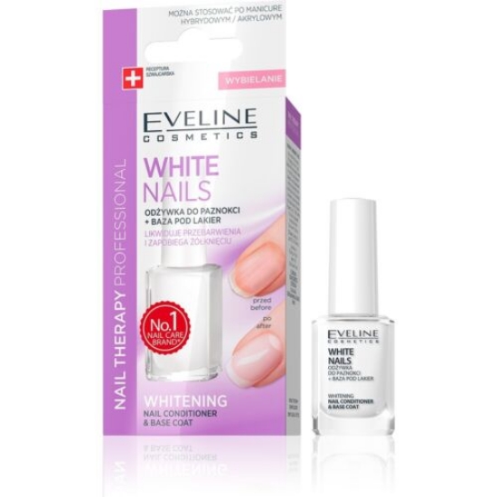 EVELINE NAIL THERAPY WHITE NAILS 12ml 