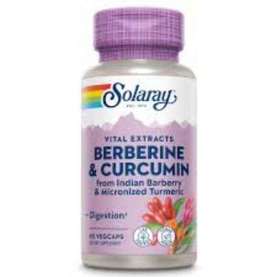 Picture of Solaray Berberine & Curcumin 60's
