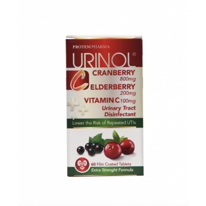 Picture of Protem Pharma URINOL Cranberry Tablets – 60's