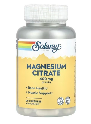 Picture of SOLARAY MAGNESIUM CITRATE 400mg 90 Capsules